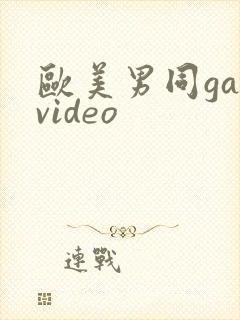 欧美男同gayvideo