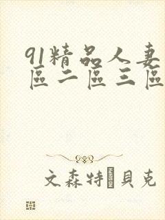 91精品人妻一区二区三区