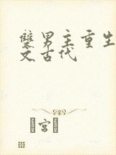 双男主重生甜宠文古代