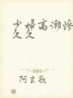 少妇高潮惨叫久久久