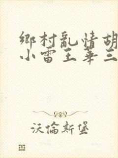 乡村乱情胡秀英小雷王华三卩