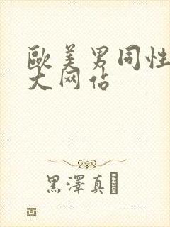 欧美男同性恋巨大网站