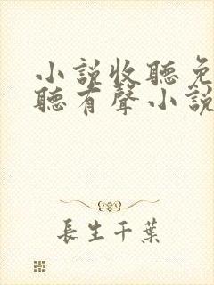 小说收听免费收听有声小说