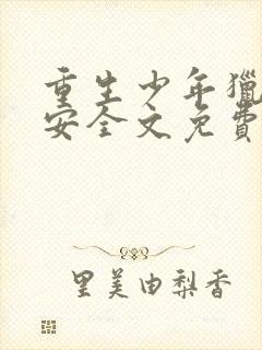 重生少年猎美赵安全文免费阅读