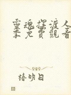 灵魂摆渡人第一季免费观看完整版封面