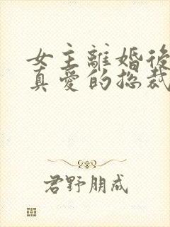 女主离婚后遇到真爱的总裁文