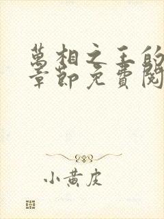 万相之王的最新章节免费阅读