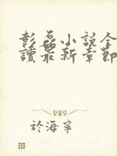 彭磊小说全文阅读最新章节更新时间