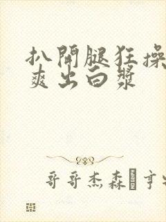 扒开腿狂操女人爽出白浆