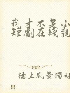 我才不是小可怜短剧在线观看