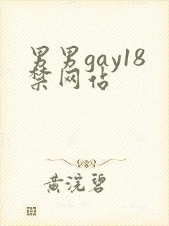 男男gay18禁网站