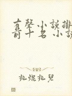 有声小说排行榜前十名 小说