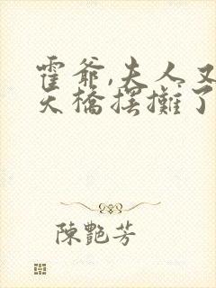 霍爷,夫人又去天桥摆摊了封面