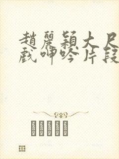 赵丽颖大尺度床戏呻吟片段