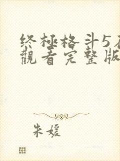 终极格斗5在线观看完整版高清