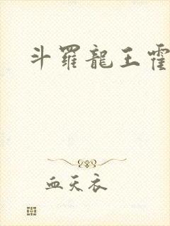 斗罗龙王霍雨浩