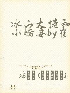 冰山大佬和他的小娇妻by崔博陵小说封面