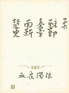 楚南秦雅柔刚刚更新章节