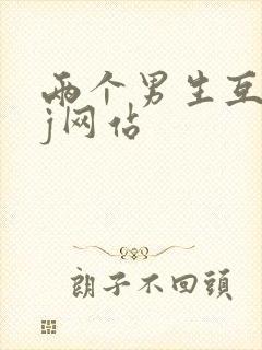 两个男生互摸jj网站