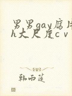 男男gay腐片h大尺度cⅴ