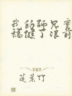 我的师兄实在太稳健了浪前辈身份封面