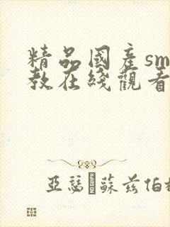 精品国产sm调教在线观看