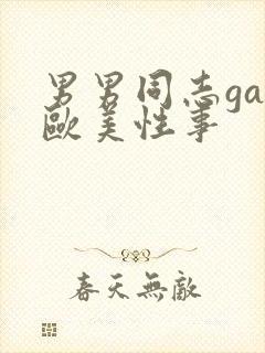 男男同志gay欧美性事