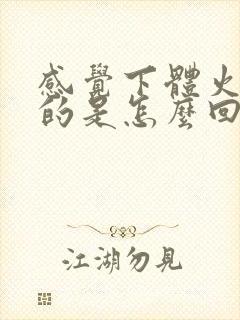 感觉下体火辣辣的是怎么回事