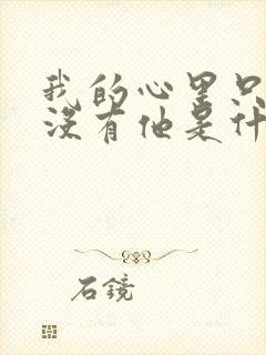 我的心里只有你没有他是什么歌封面