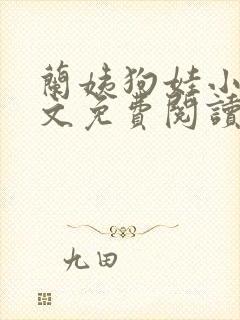 兰姨狗娃小说全文免费阅读最新章节