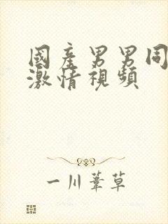 国产男男同性恋激情视频