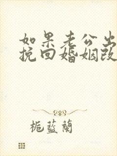 如果老公出轨想挽回婚姻改怎么办