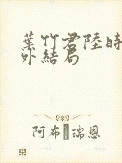 叶竹君陆时琛番外结局