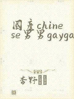 国产chinese男男gaygay网站xnxx