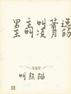 男主叫萧逸,女主叫凌月的小说