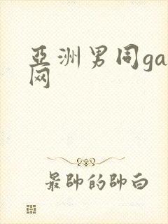 亚洲男同gay网