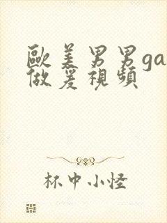 欧美男男gay做爰视频