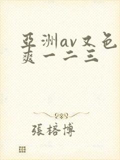 亚洲av又色又爽一二三