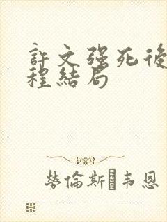 许文强死后冯程程结局