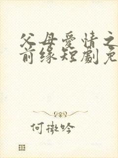 父母爱情之再续前缘短剧免费观看全集