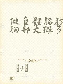 做自体脂肪填充胸部大概多少钱封面