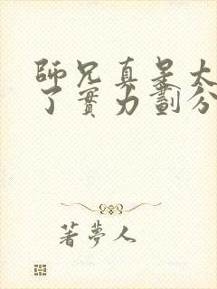 师兄真是太稳重了实力划分