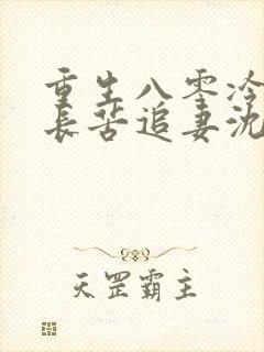 重生八零冷面团长苦追妻沈曼月