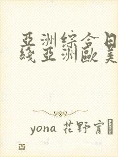 亚洲综合日韩在线亚洲欧美专区封面