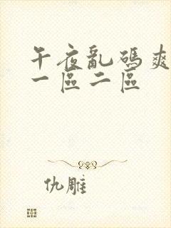 午夜乱码爽中文一区二区封面