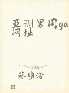 亚洲男同gay网址