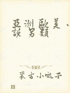 亚洲 欧美 小说 另类