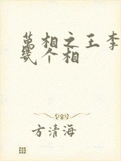 万相之王李洛有几个相