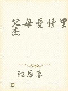 父母爱情里的安杰