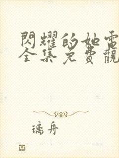 闪耀的她电视剧全集免费观看完整版